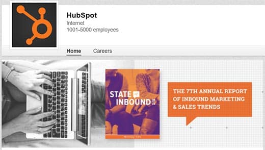 Компания LinkedIn от компании HubSpot