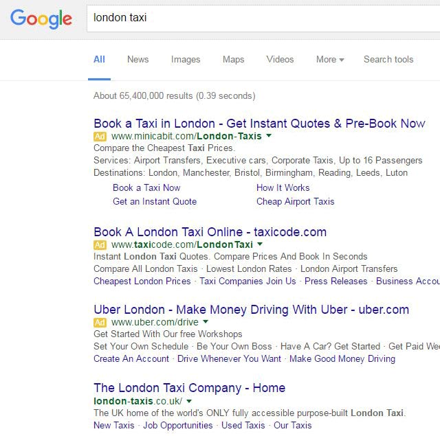 Google тестирует возврат к желтому значку контекстной рекламы - фото