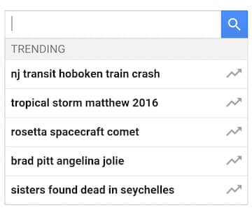 Мобильный Google.com в Chrome теперь показывает трендовые запросы google-test-trending-searches