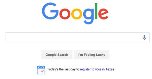 Google напоминает о выборах (США) Google напоминает о выборах (США)