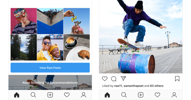 Instagram тестирует показ рекомендуемых постов в ленте новостей Instagram тестирует показ рекомендуемых постов в ленте новостей